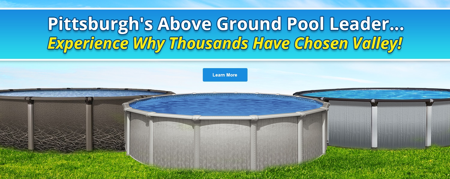 Pittsburgh Pool Spa Supply Valley Above Ground Banner